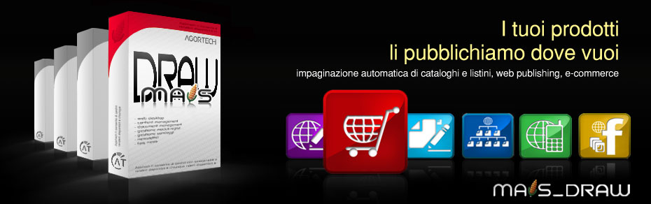 Impaginazione automatica cataloghi e listini, e-commerce